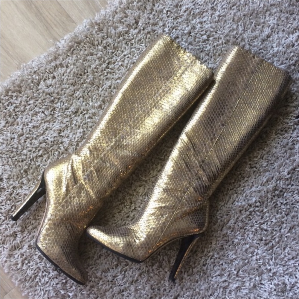 JIMMY CHOO PYTHON BOOT